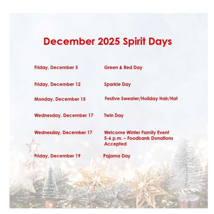 December Spirit Days