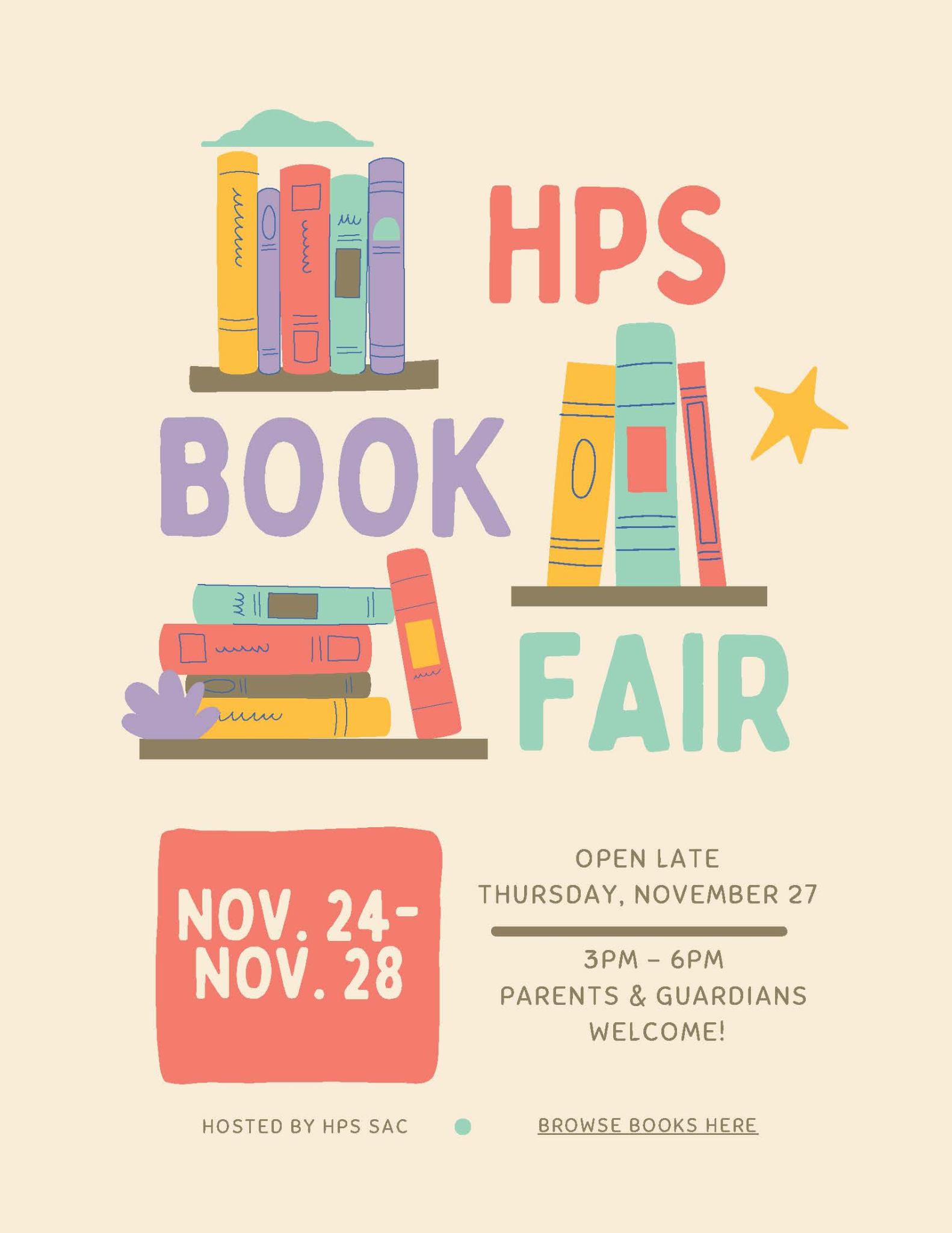 Pastel Doodle Kids Book Festival Flyer